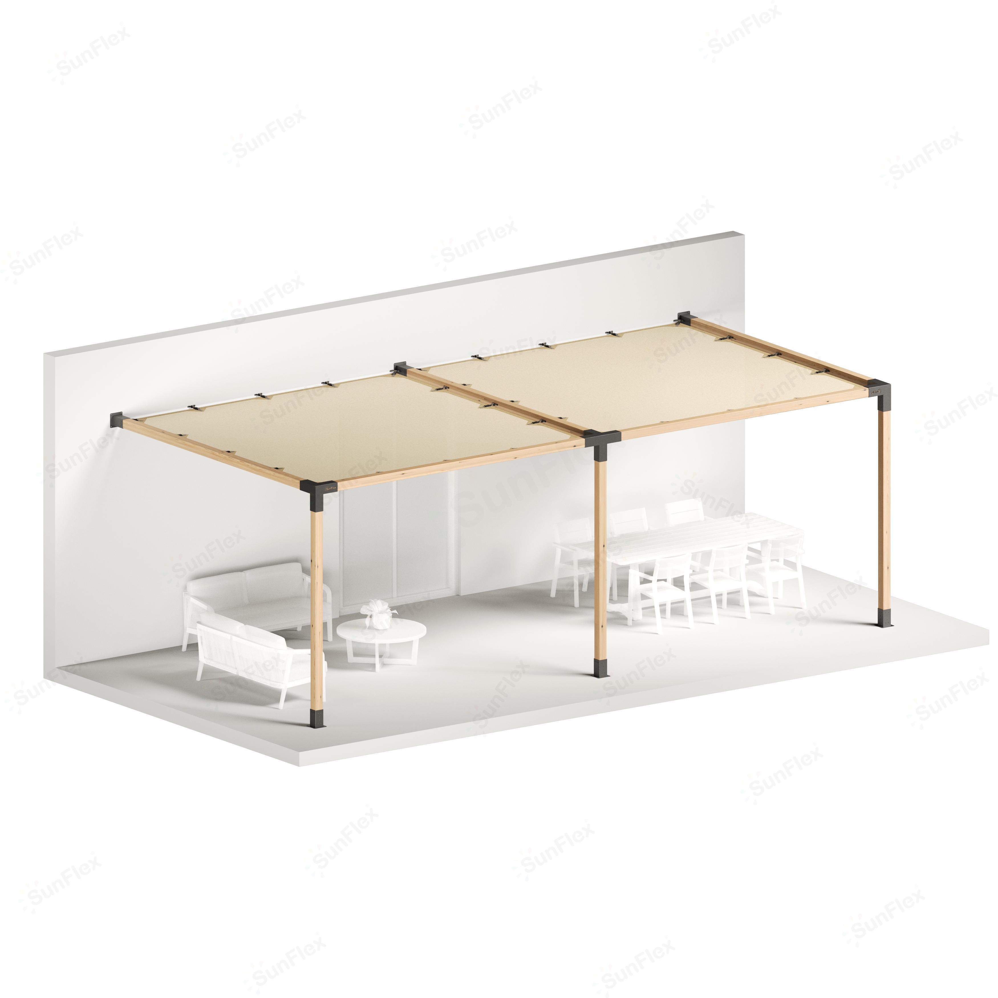 Pergola Set Including Wood