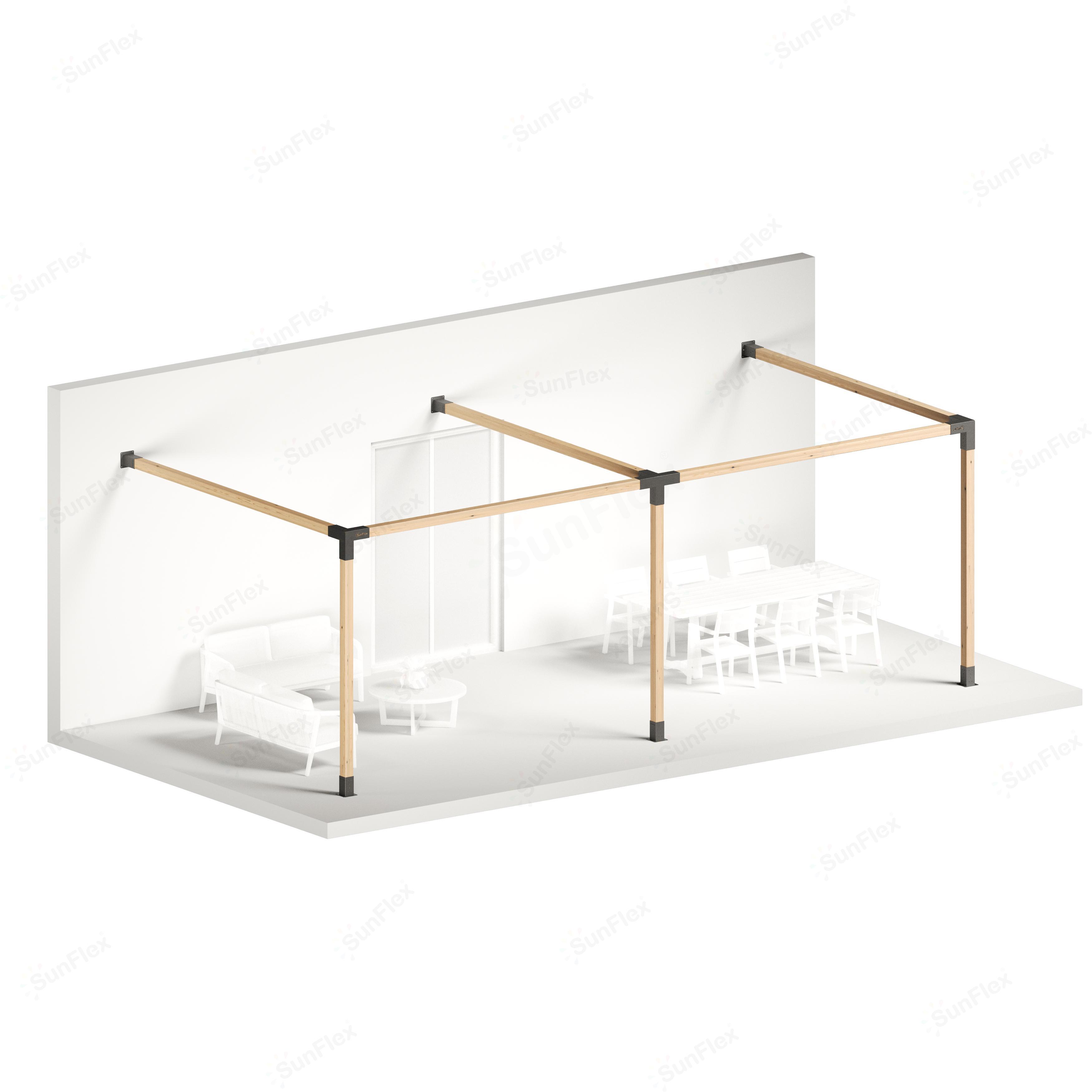 Pergola Set Including Wood