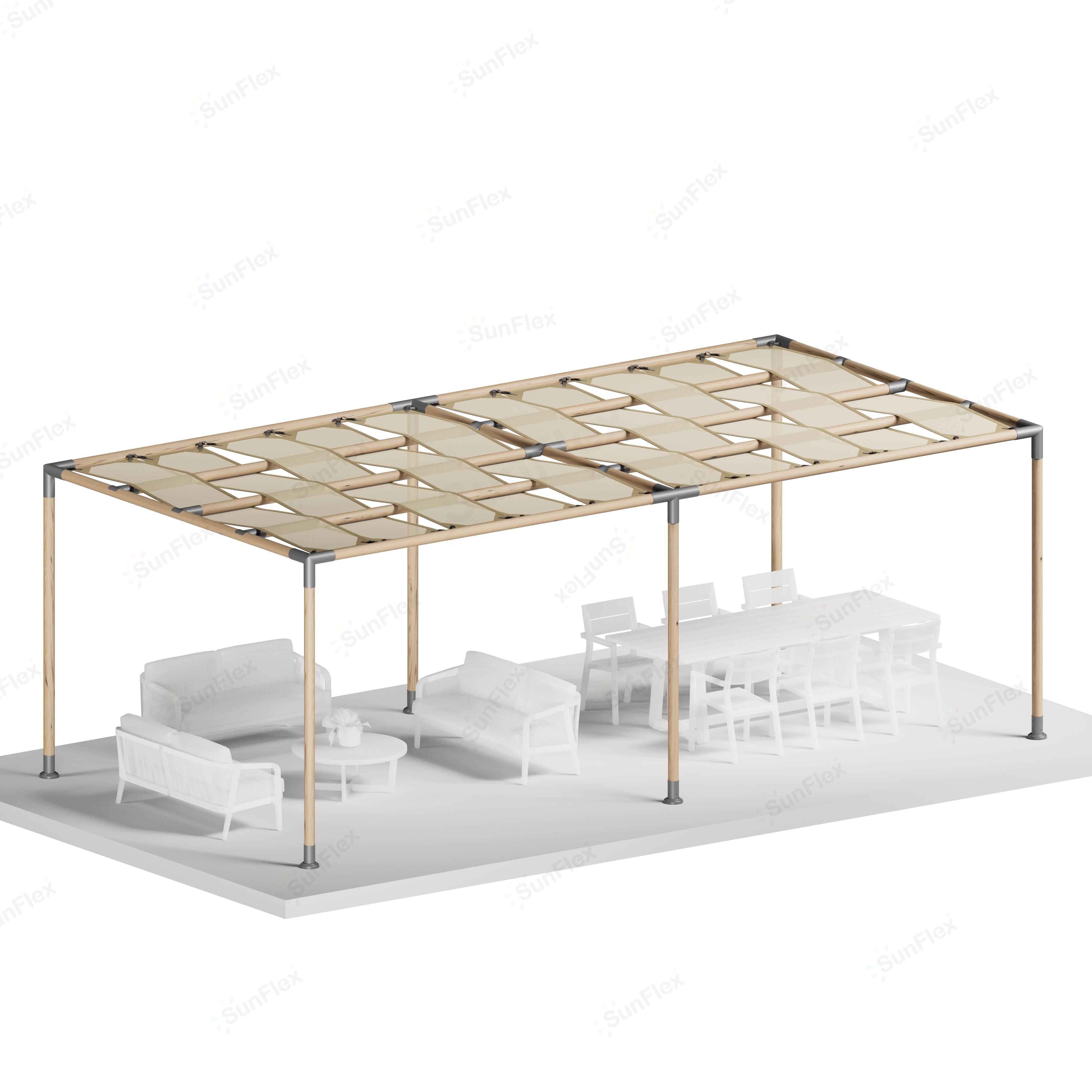 Pergola Set Including Wood