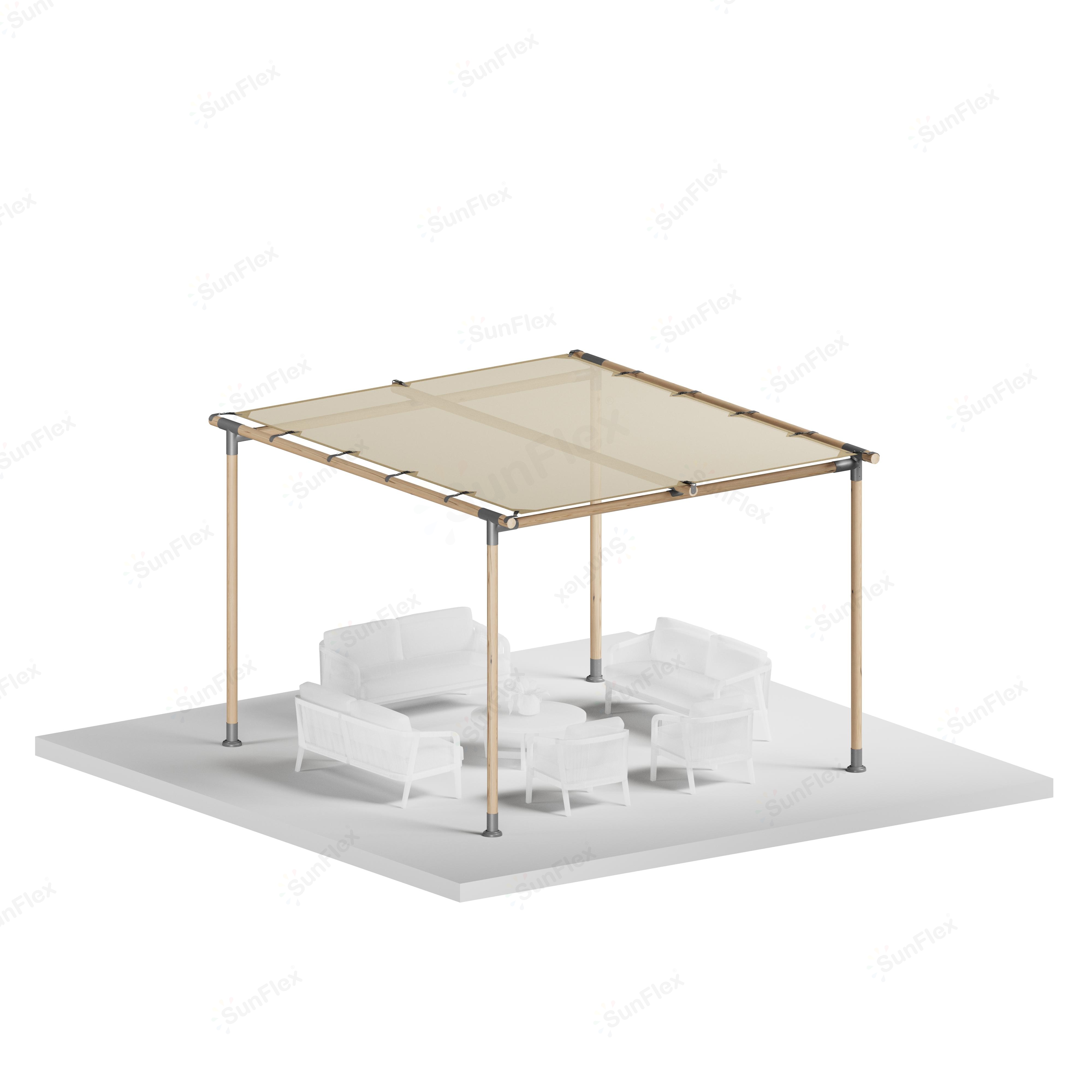 Pergola Set Including Wood