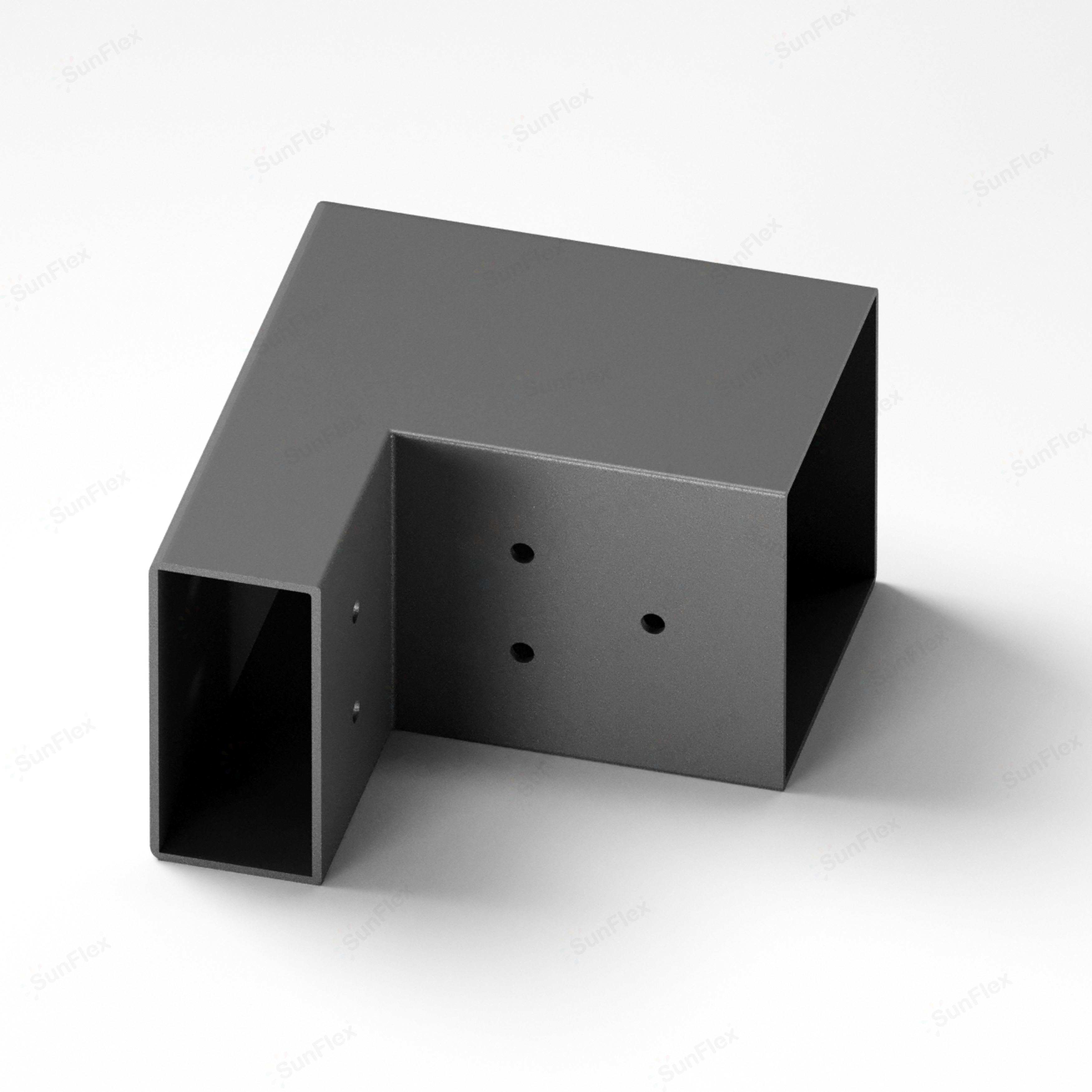 3 Kollu Saçak Orta Bağlantı 4x9-9x9 cm Kesitli