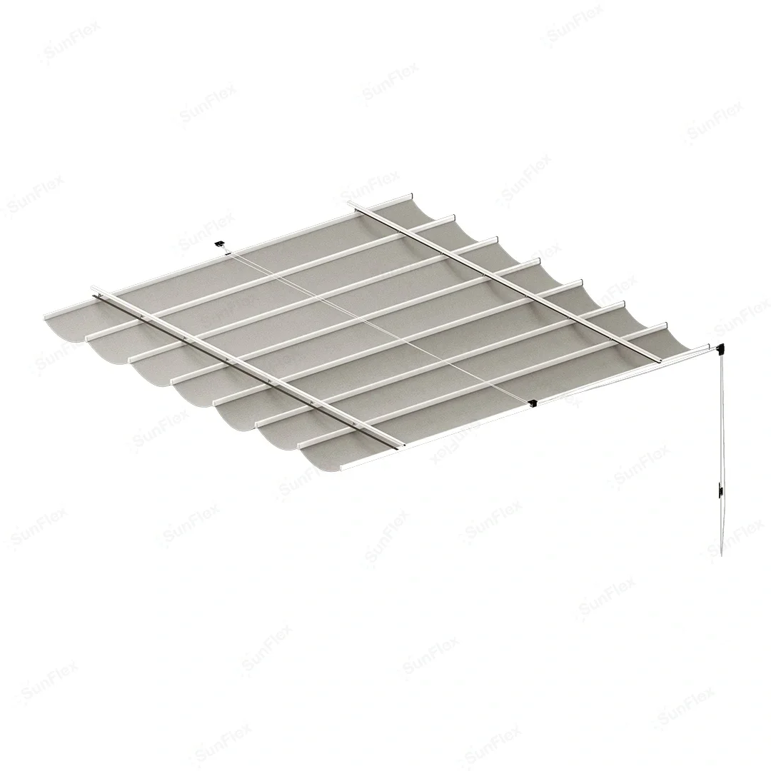 Platin 250x250 cm Klasik Pergolalar için Yağmurluk Kumaşlı
