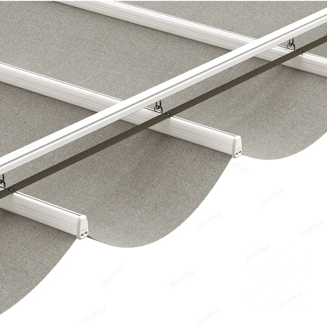 Platin 300x300 cm Klasik Pergolalar için Yağmurluk Kumaşlı