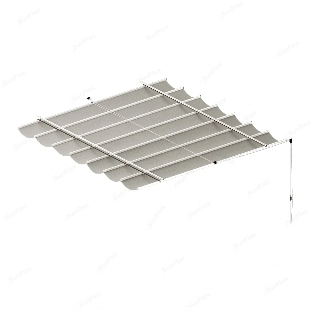 Platin 350x350 cm Klasik Pergolalar için Yağmurluk Kumaşlı