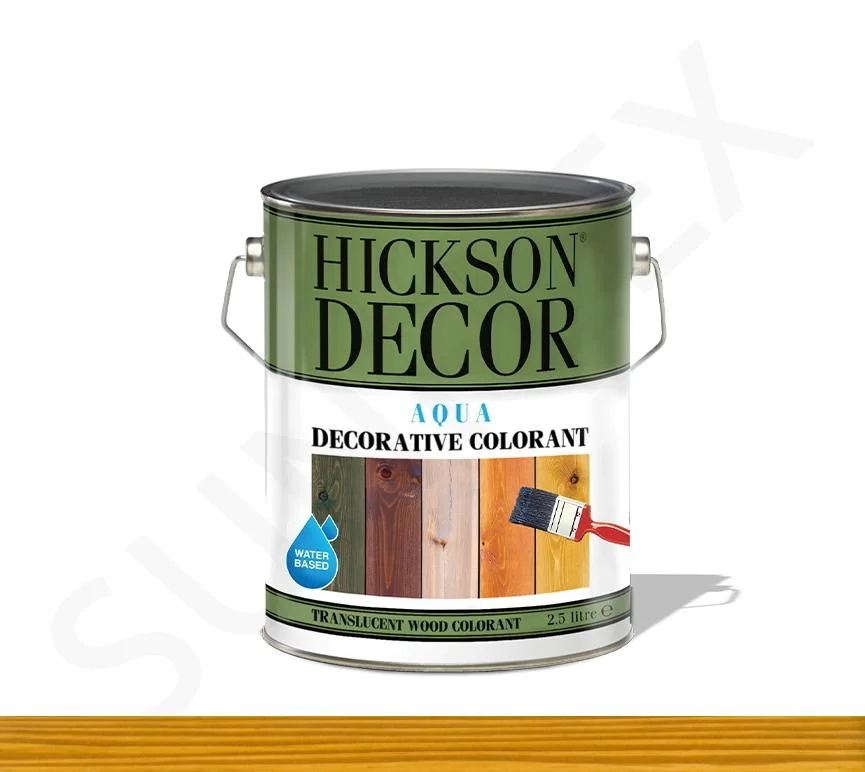 Hickson Decor® Aqua Decorative Colorant - HD 2011 Water Based Semi Transparent High Performance Wood Colourant