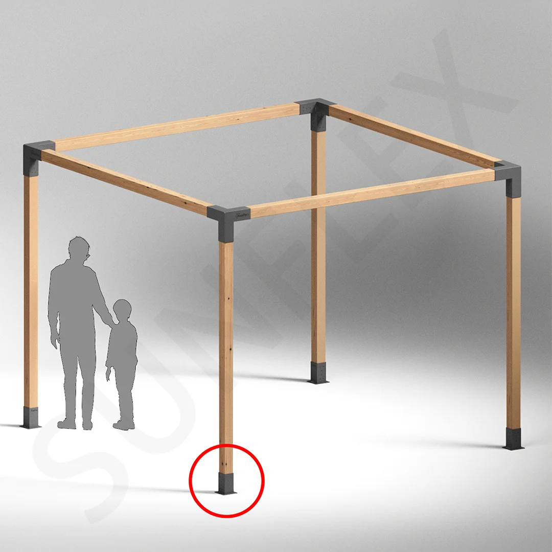 Floor and Wall Mounting Bracket
