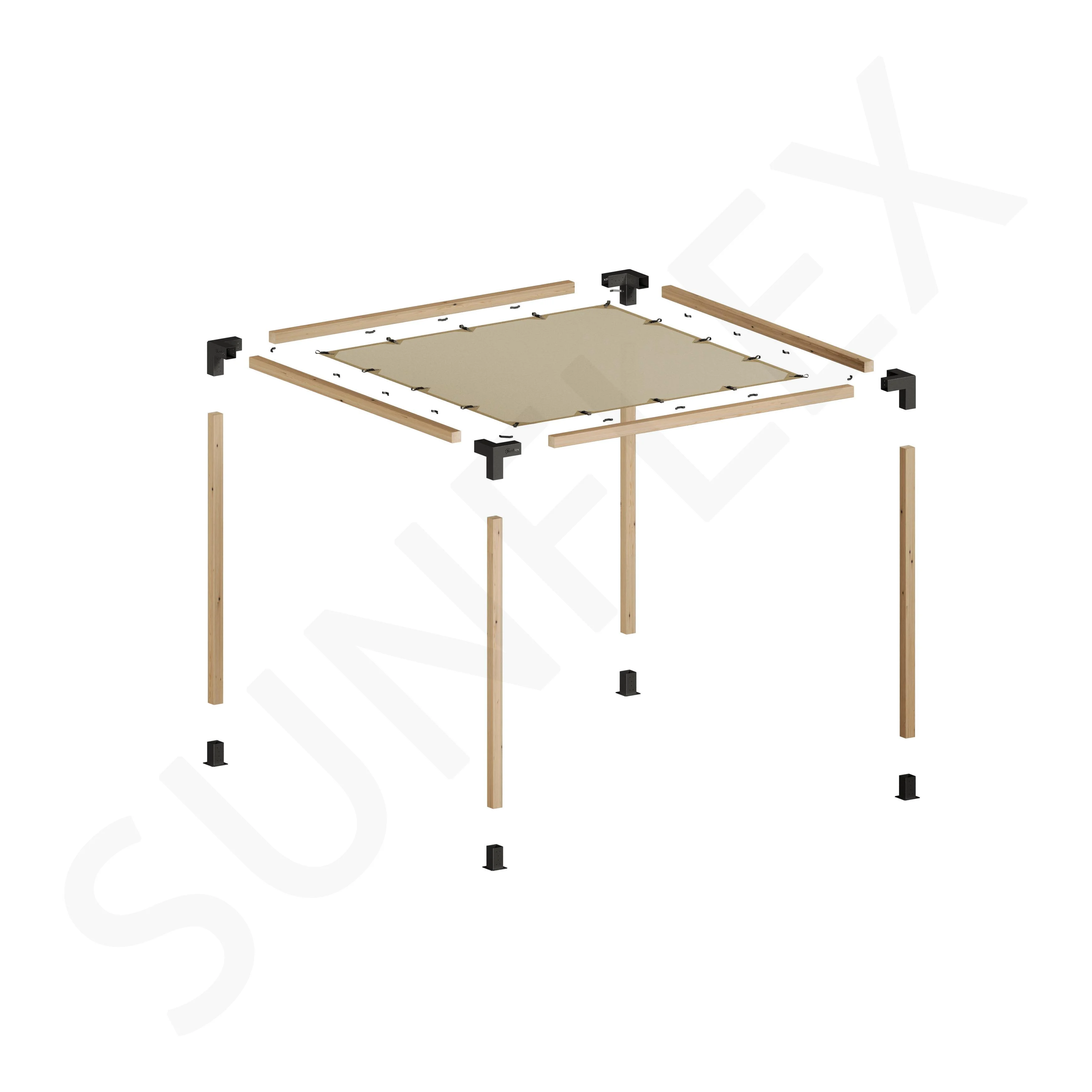 Pergola Set Including Wood