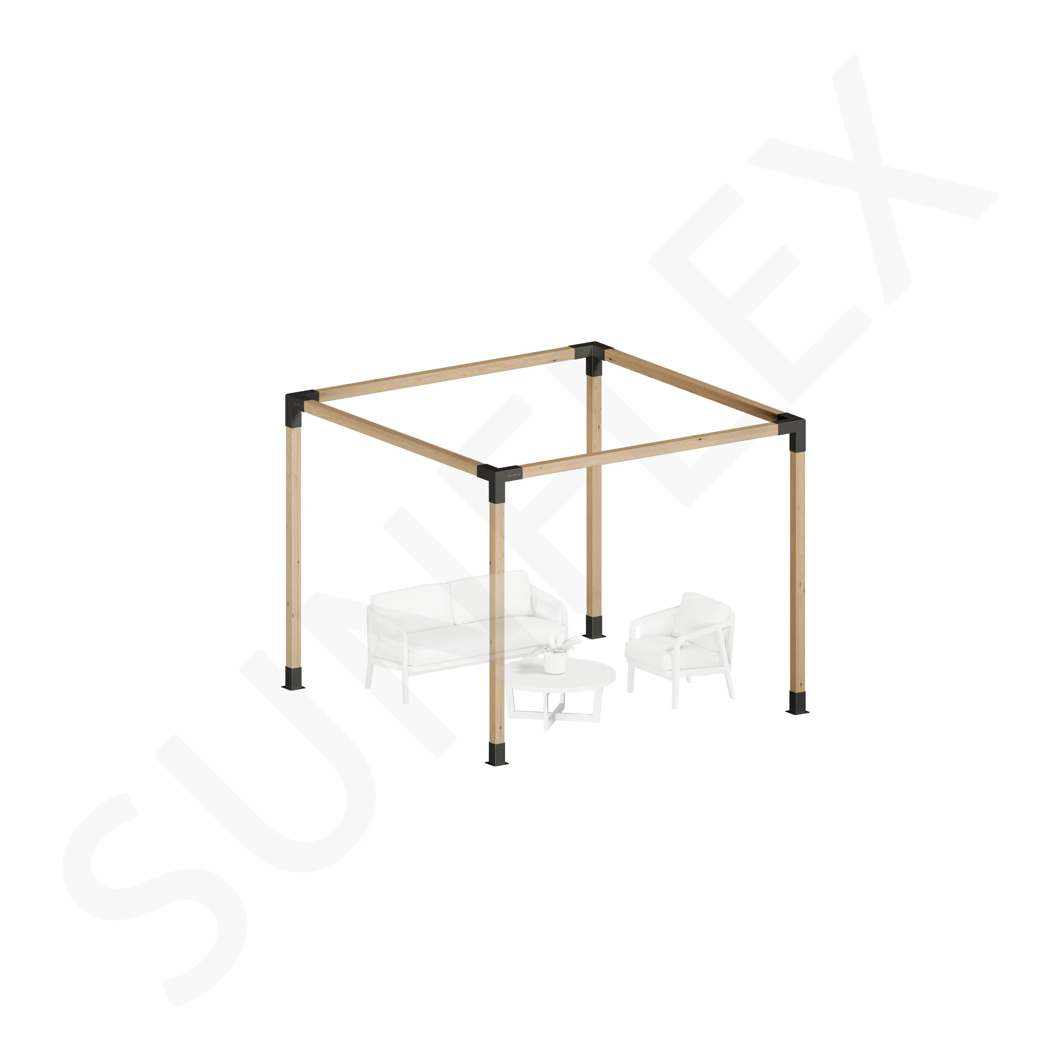 Pergola Set Including Wood