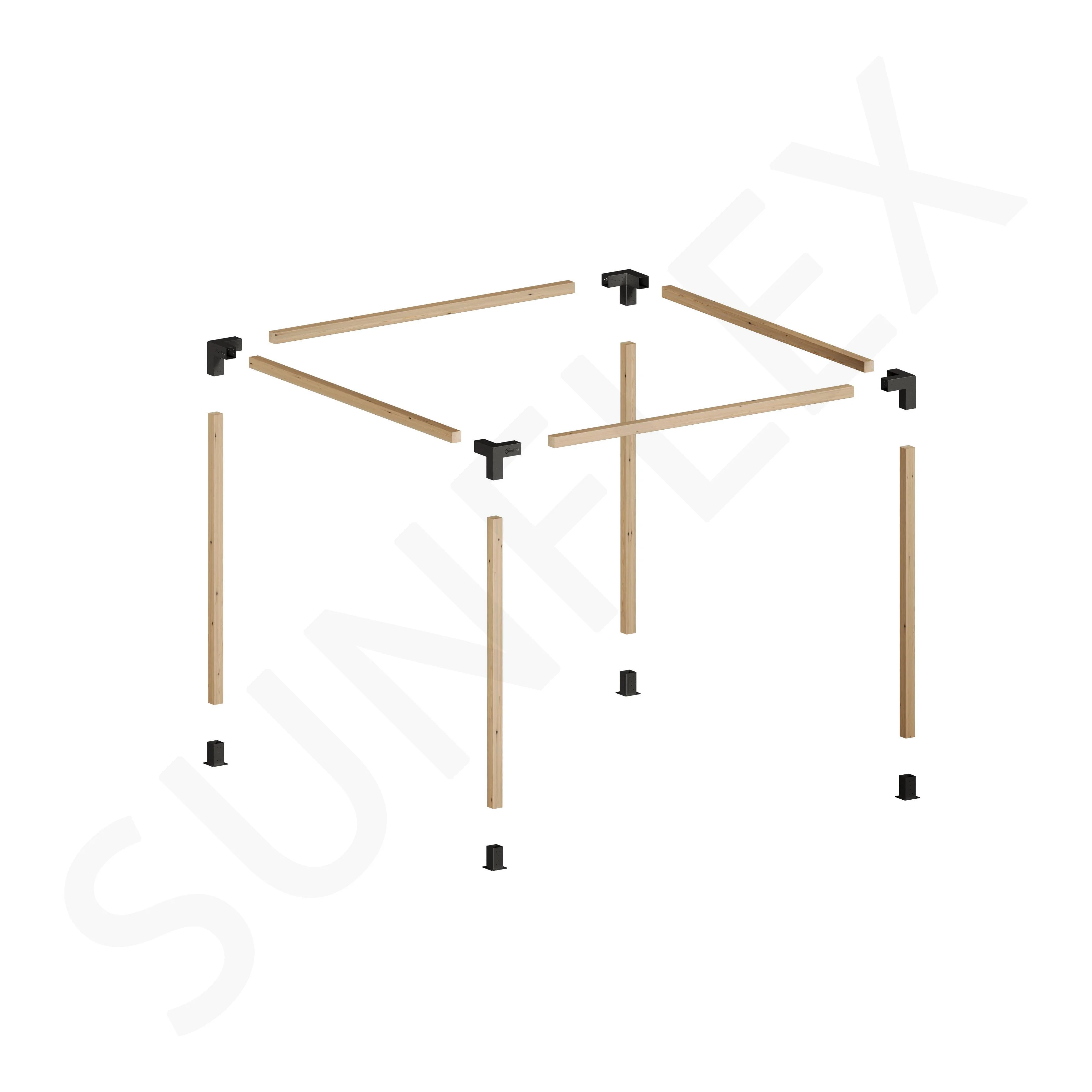 Pergola Set Including Wood