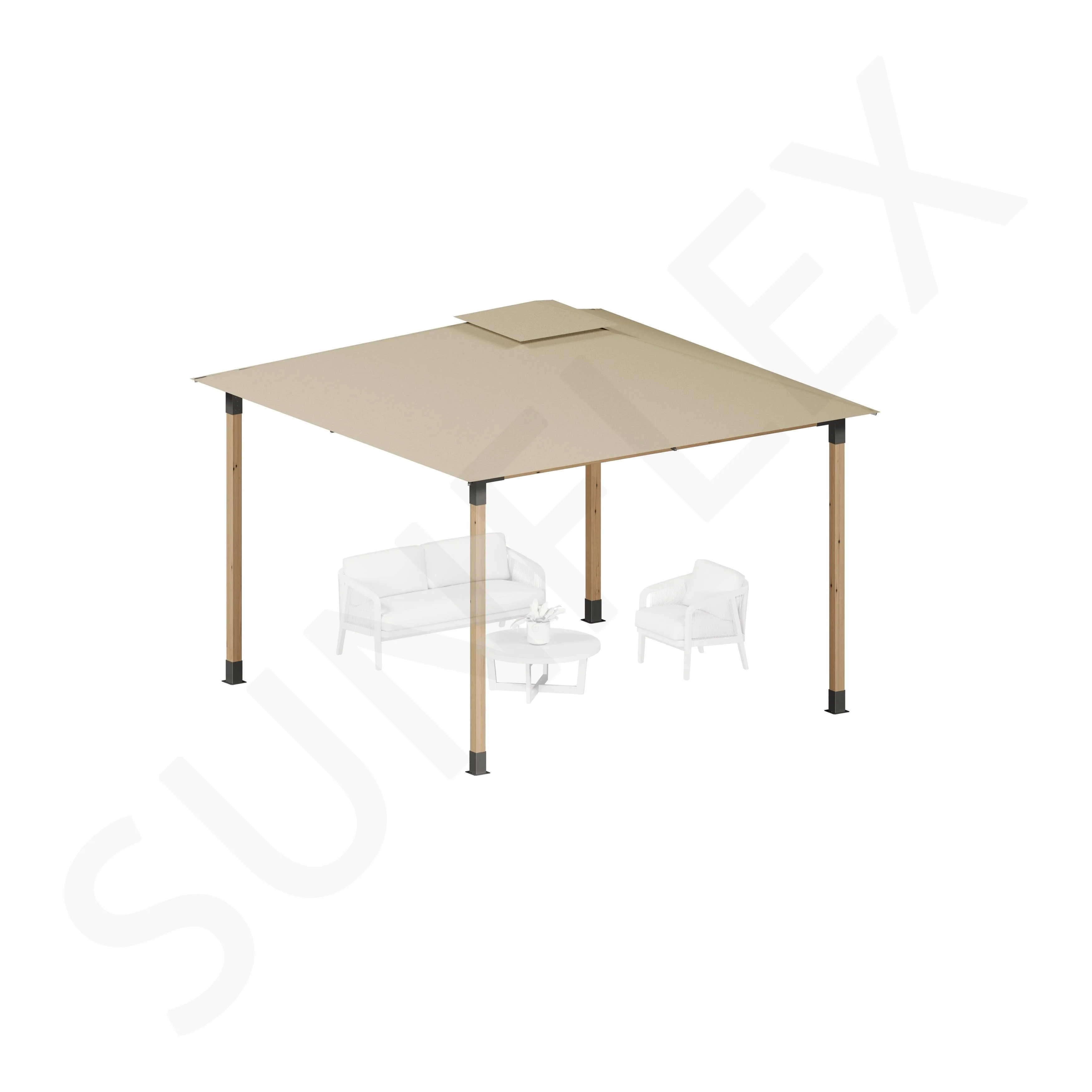 Pergola Set Including Wood