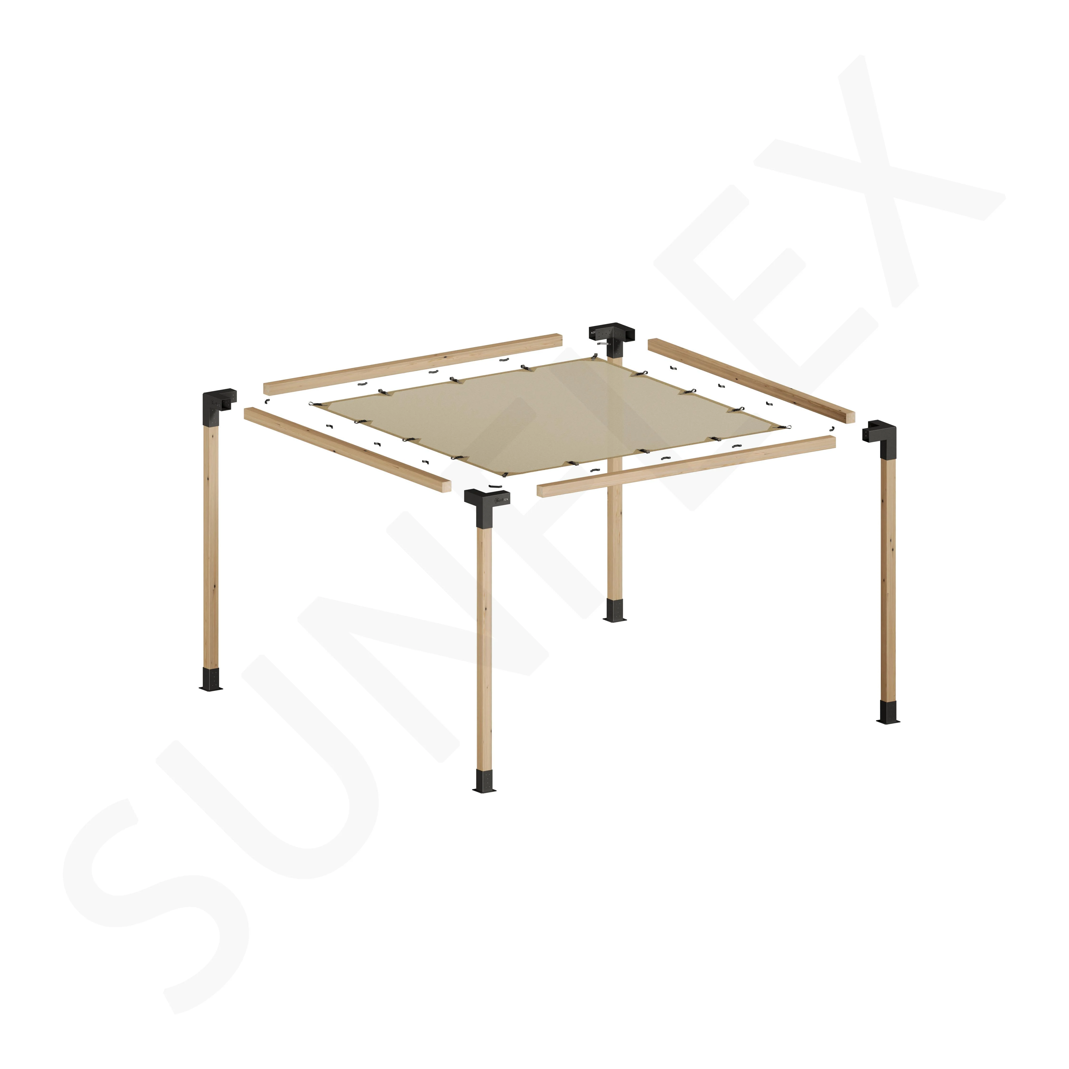 Pergola Set Including Wood