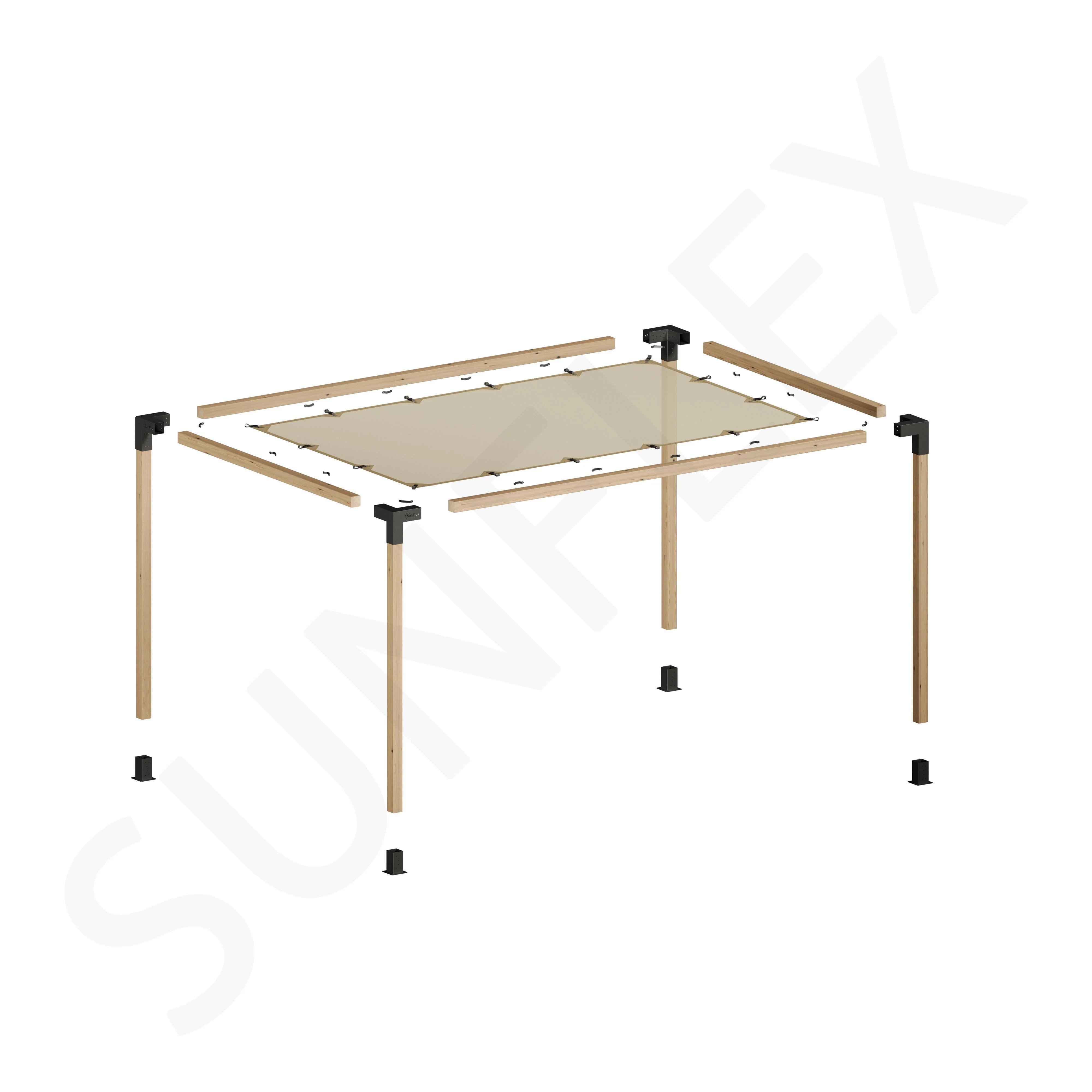Pergola Set Including Wood