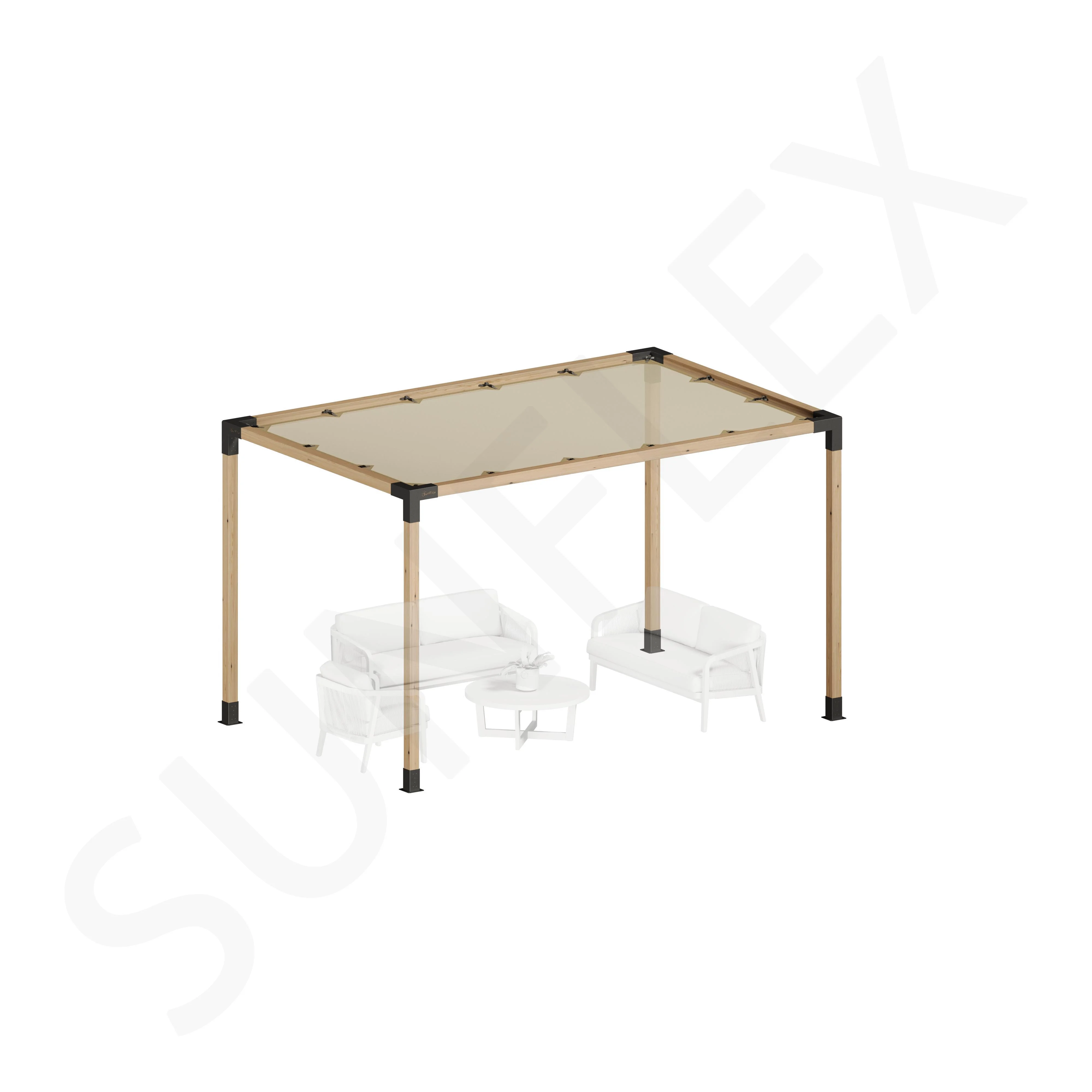 Pergola Set Including Wood