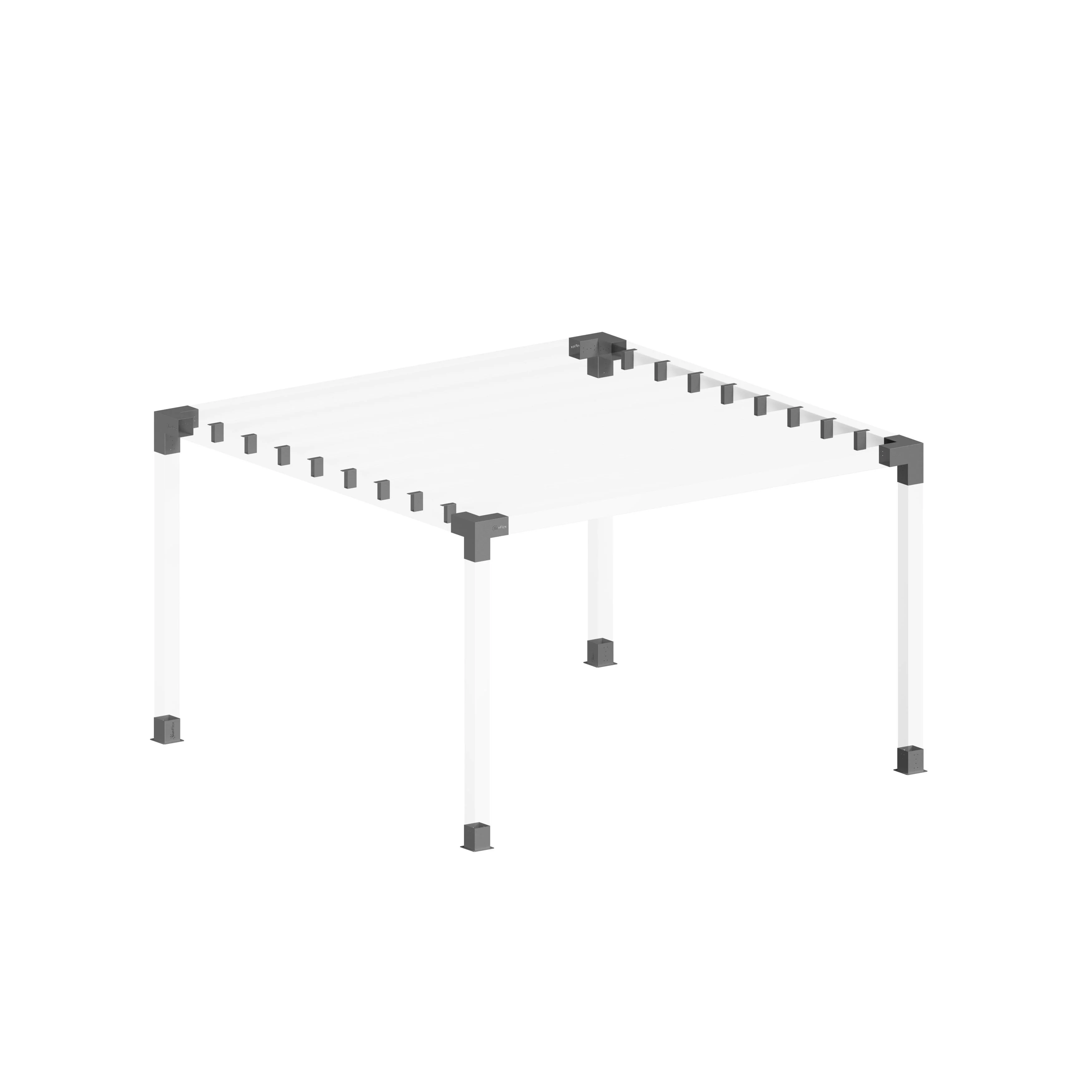 Sunflex Pergola Set Including Timber