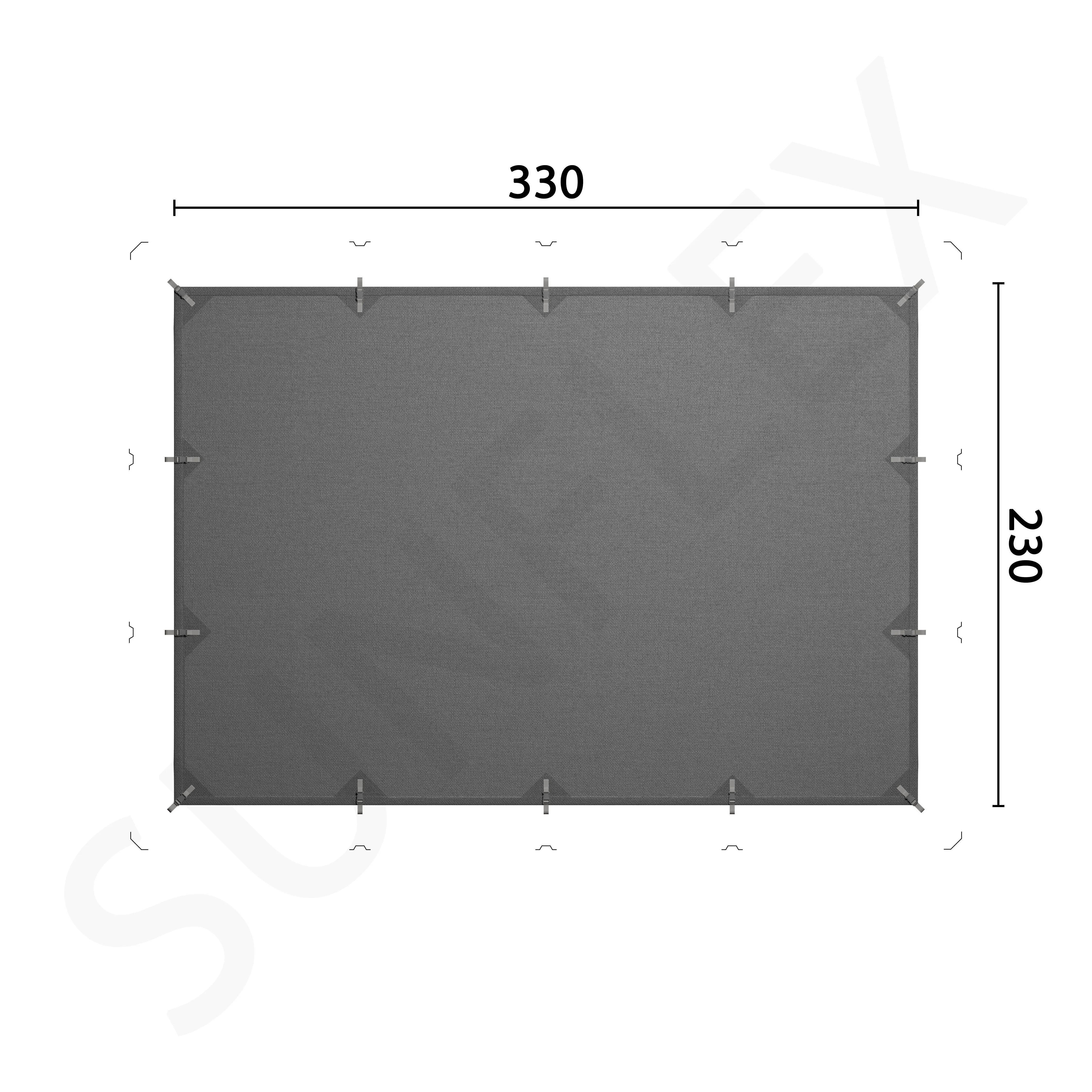 Detachable Pergola Awning