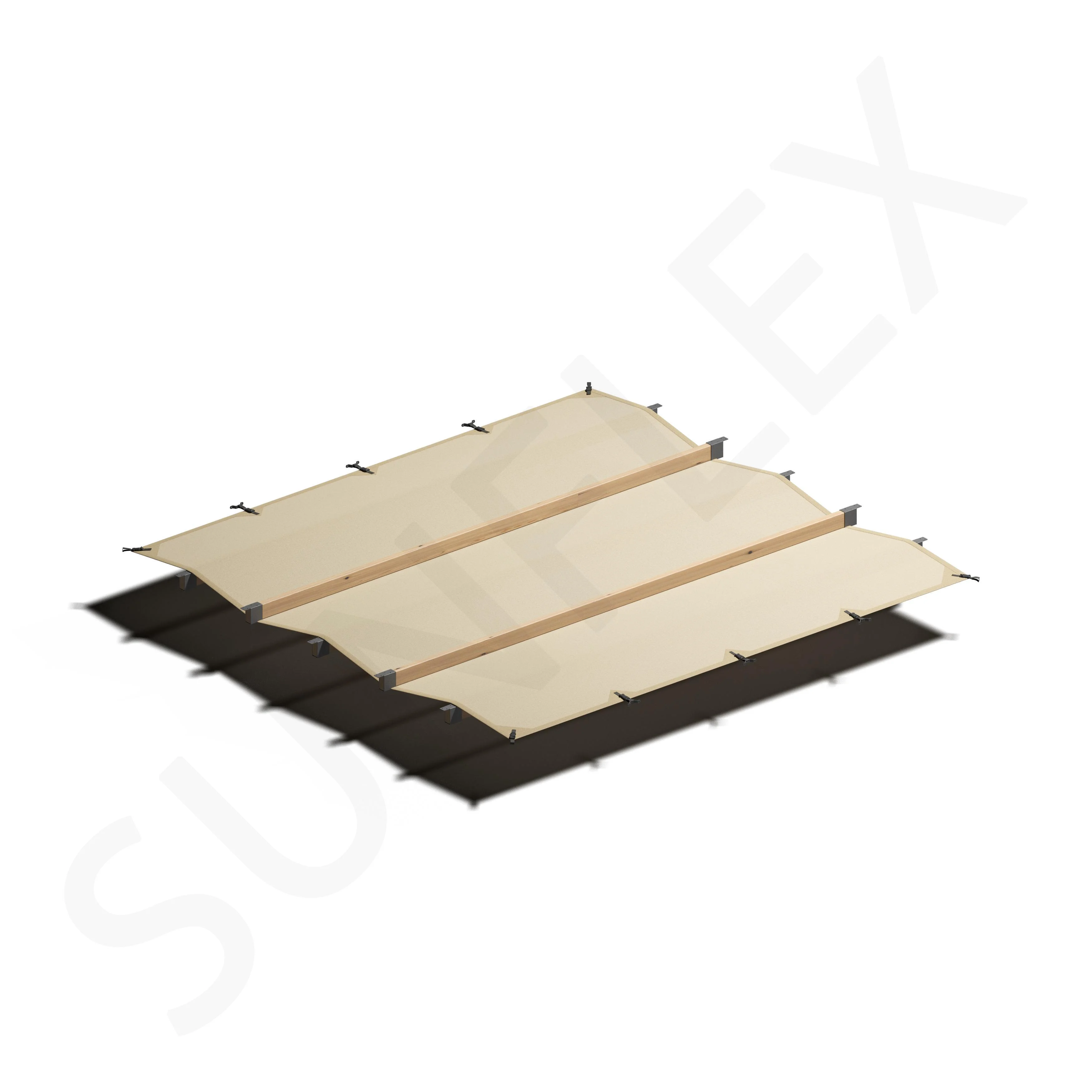 Raks 300x300 cm Klasik ve Roof 7 Pergolalar için Mikro Delikli
