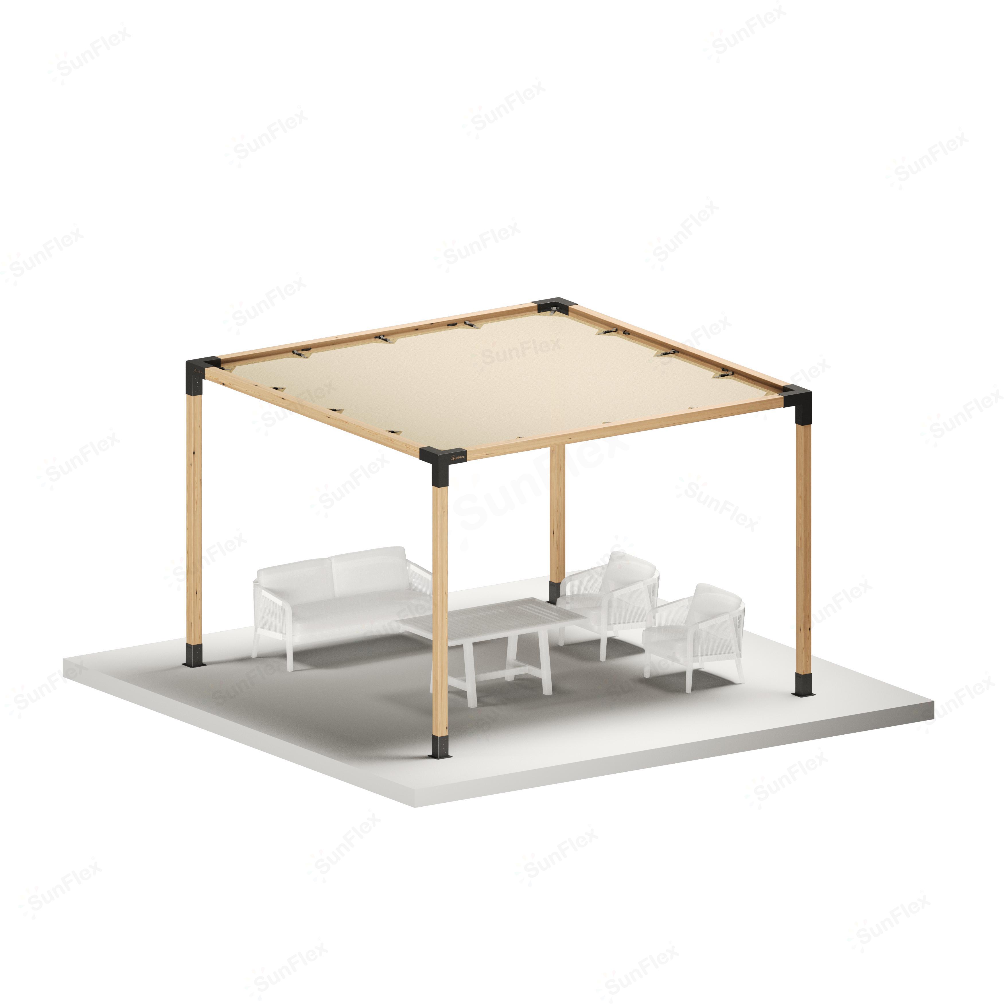 Pergola Set Including Wood