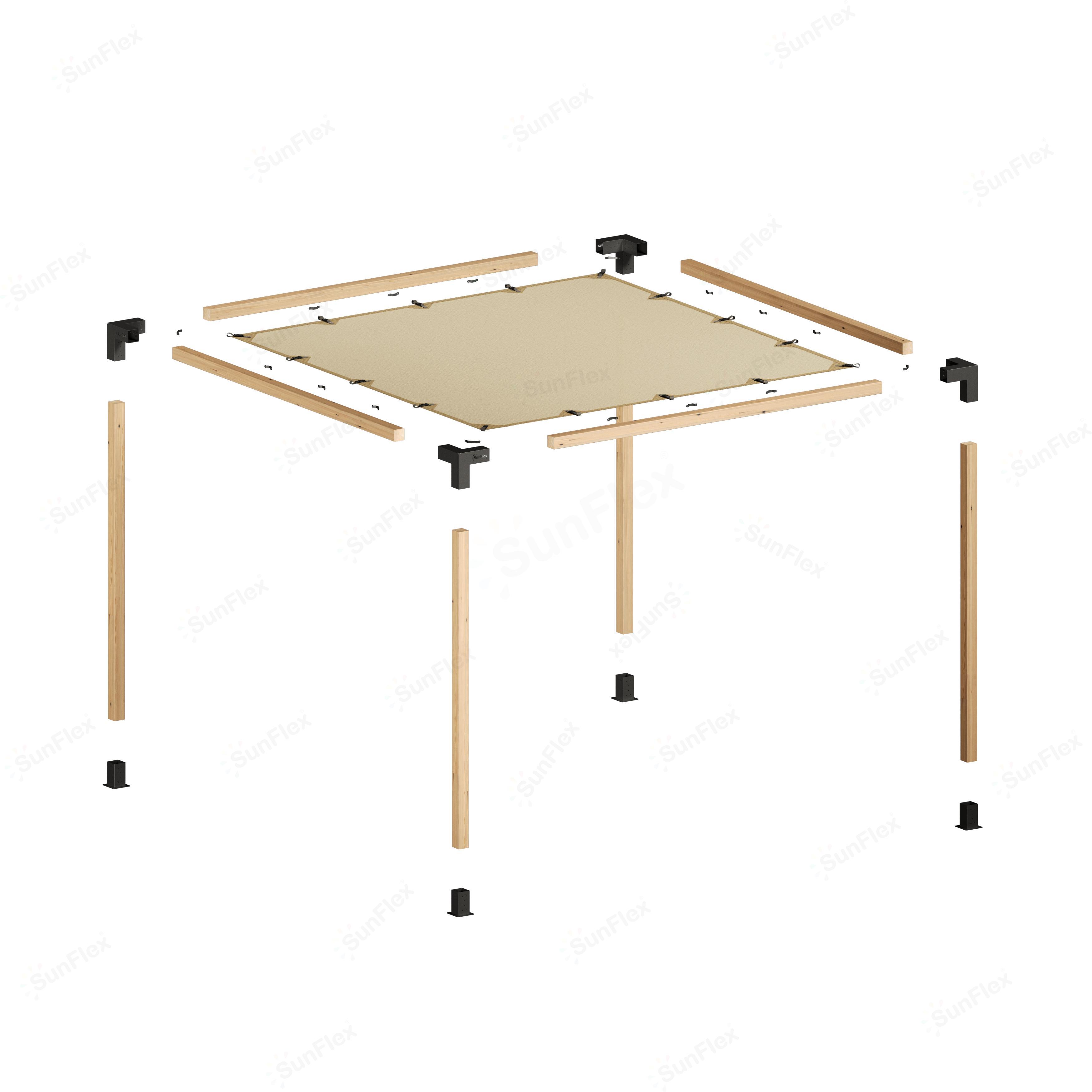 Pergola Set Including Wood
