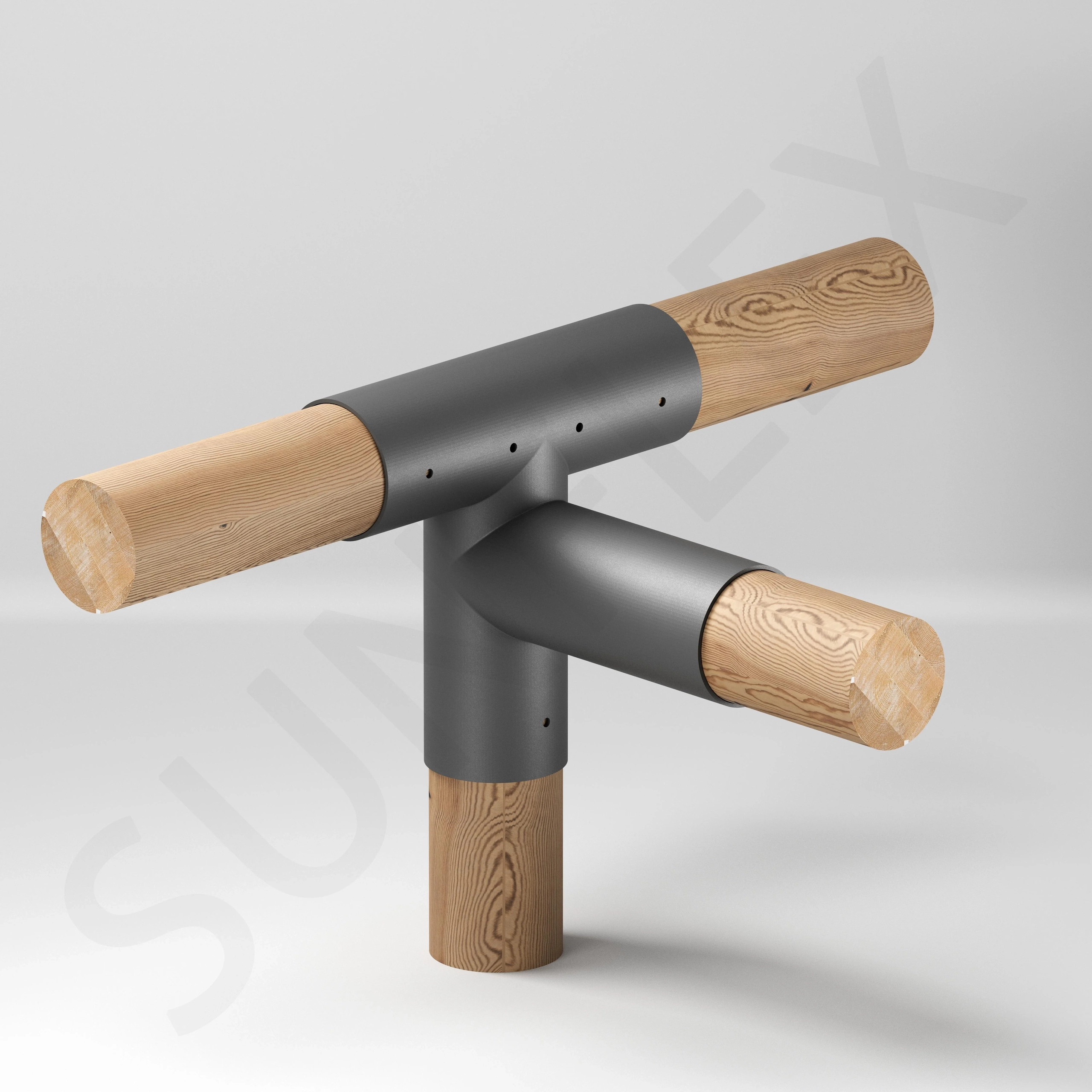 4-Arm Beam Connection Bracket - From Top