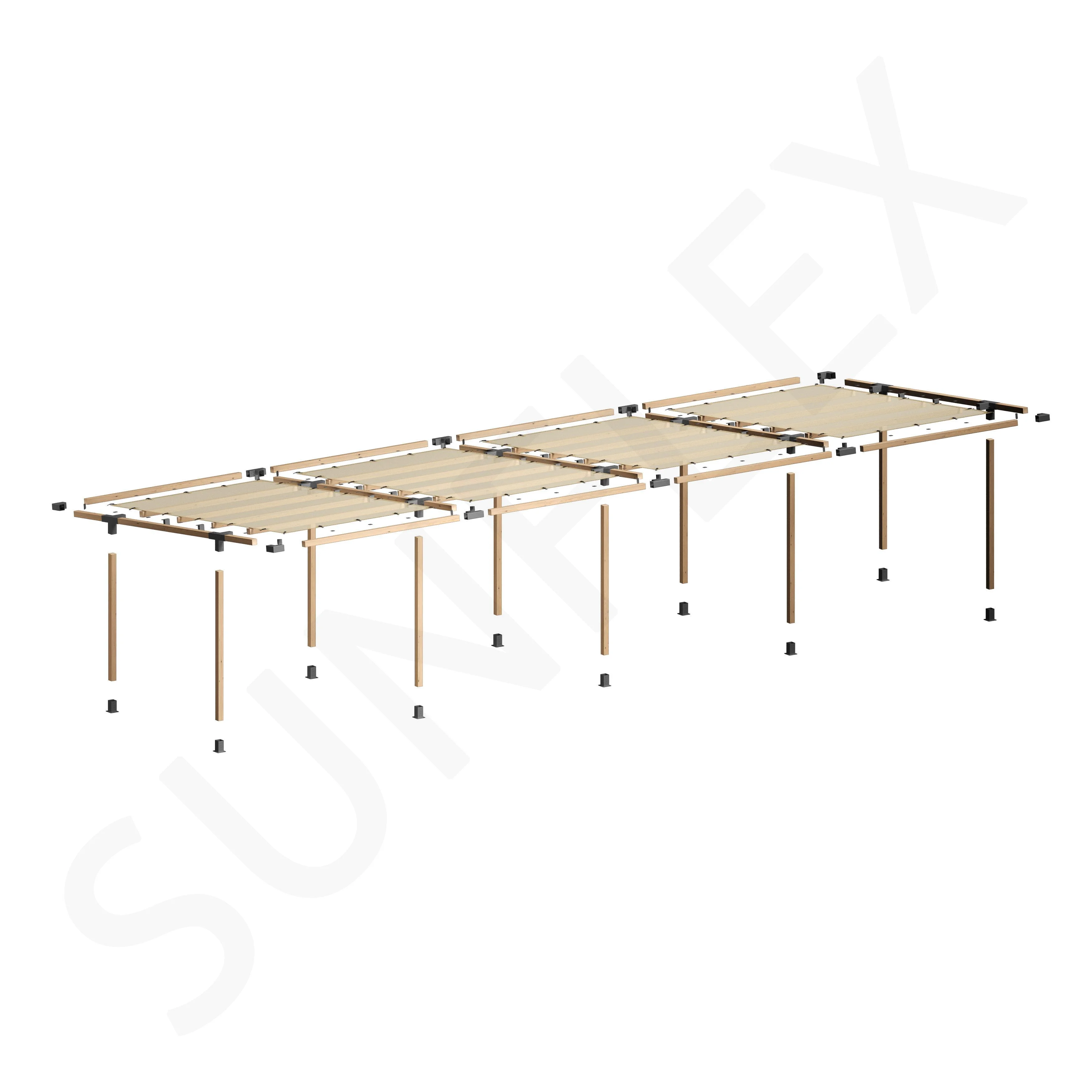 Pergola Set Including Wood