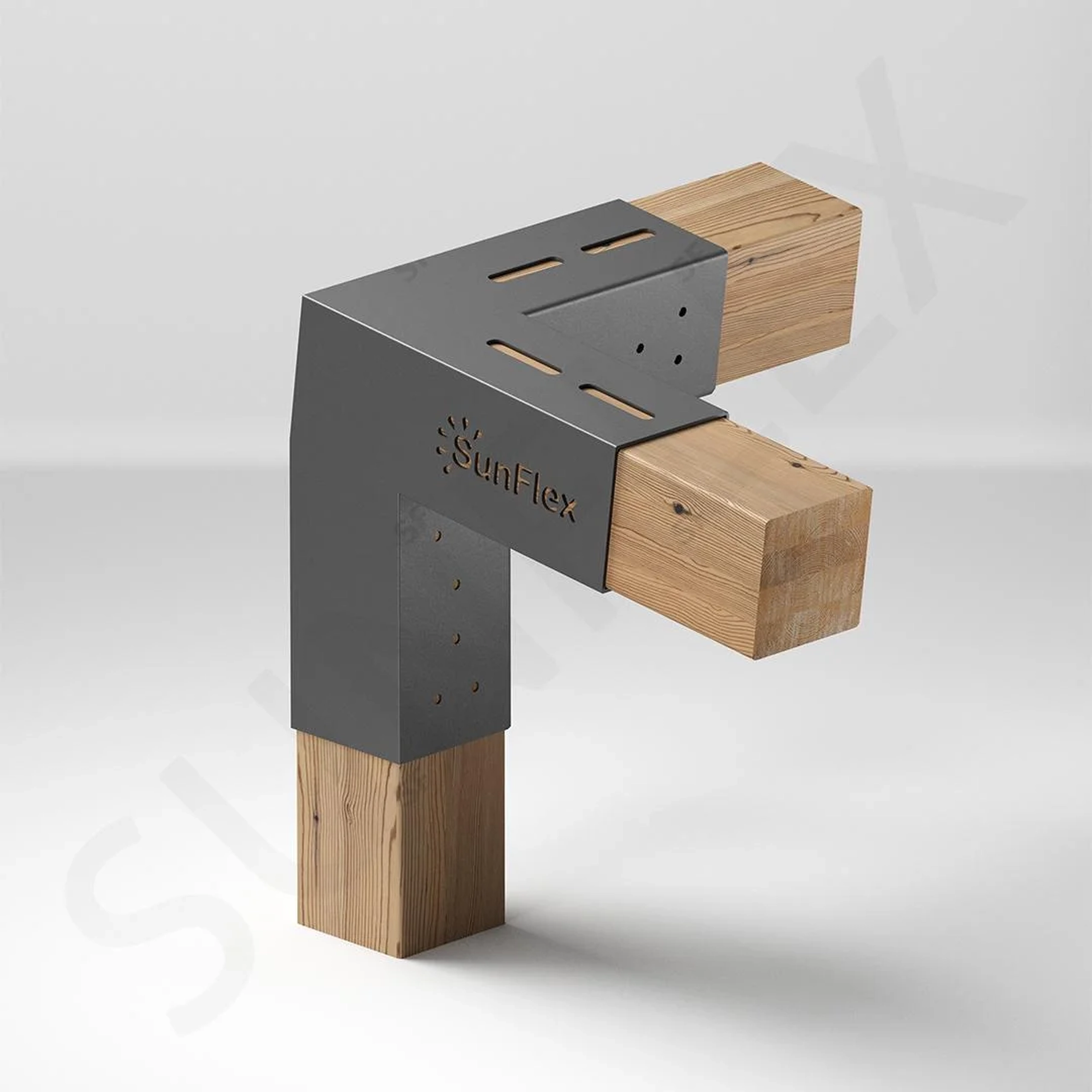 3 Arm Left Long Corner Connection