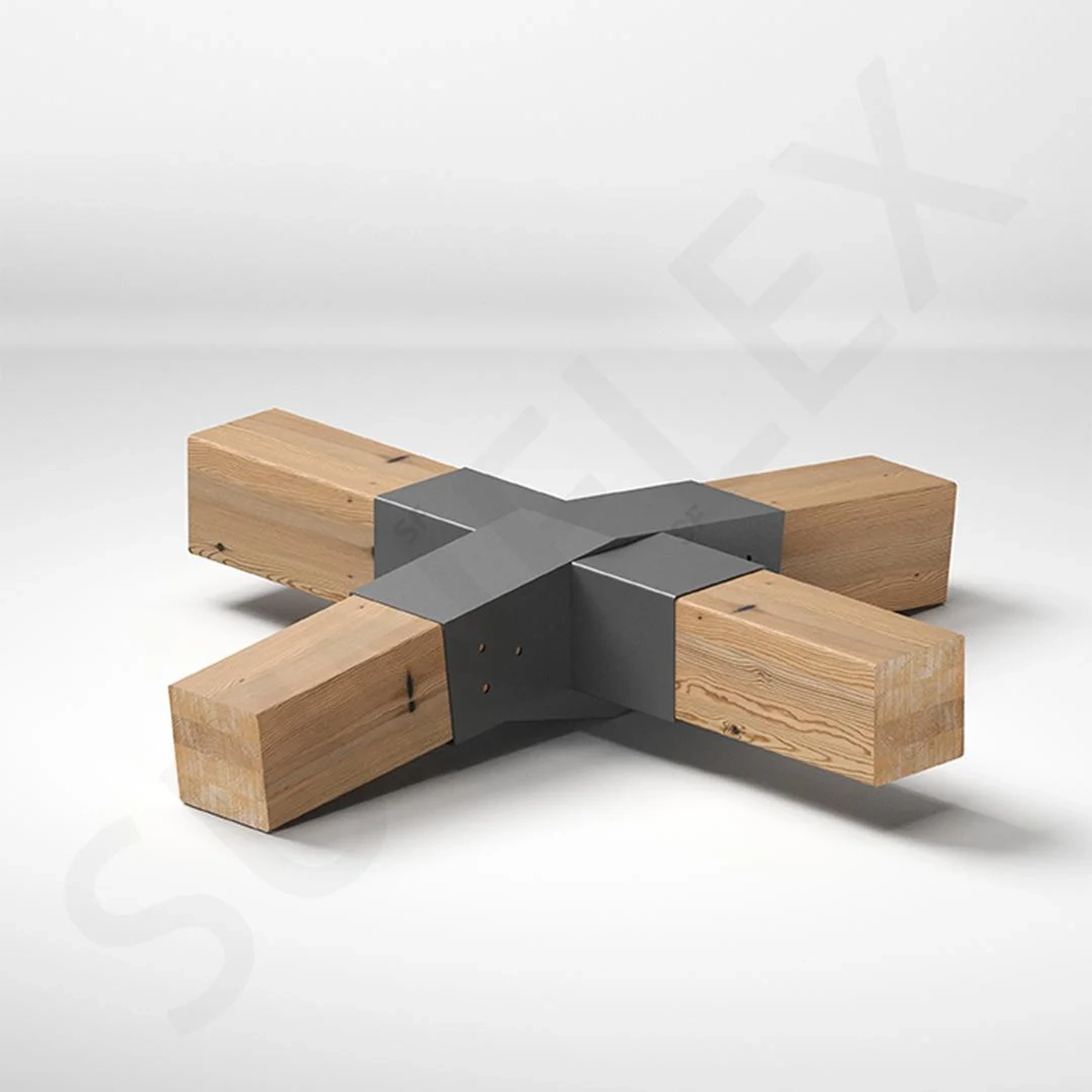4-Arm Middle Ridge X Bracket