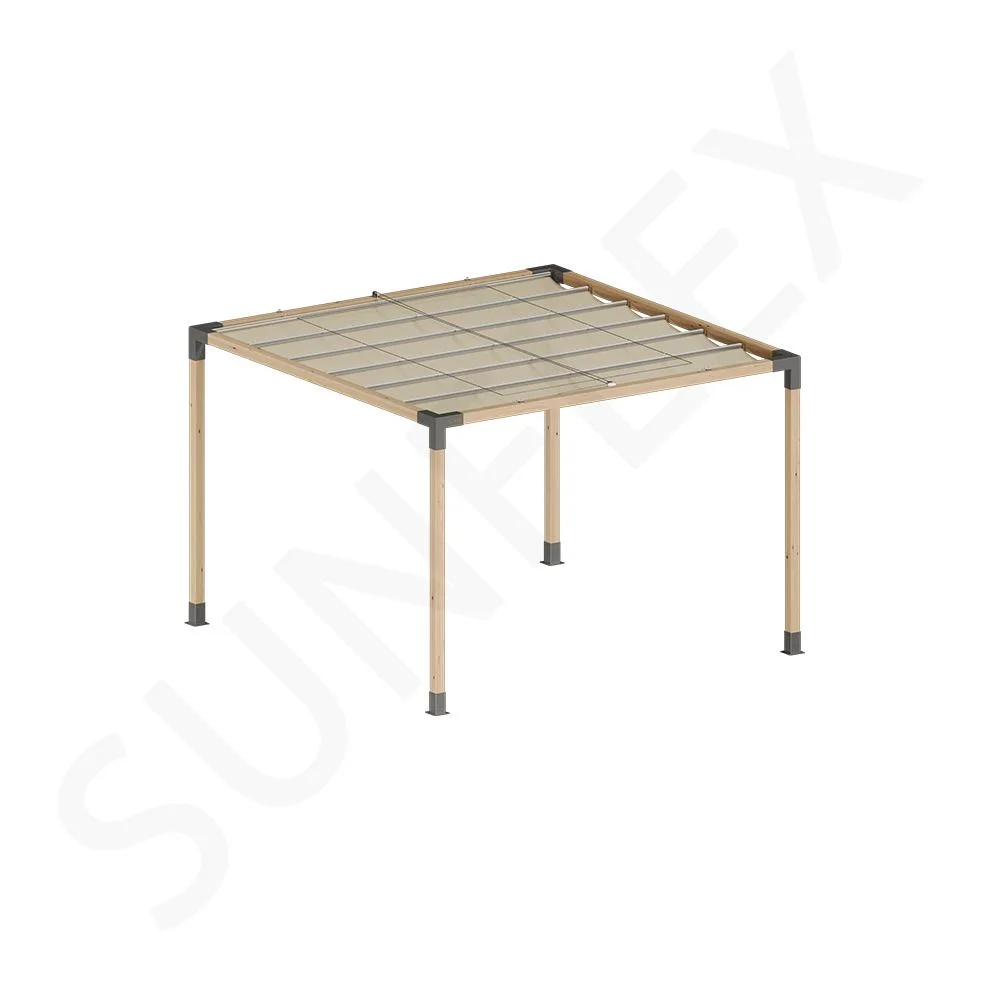 Twice 300x300 cm Klasik Pergolalar için Yağmurluk Kumaşlı