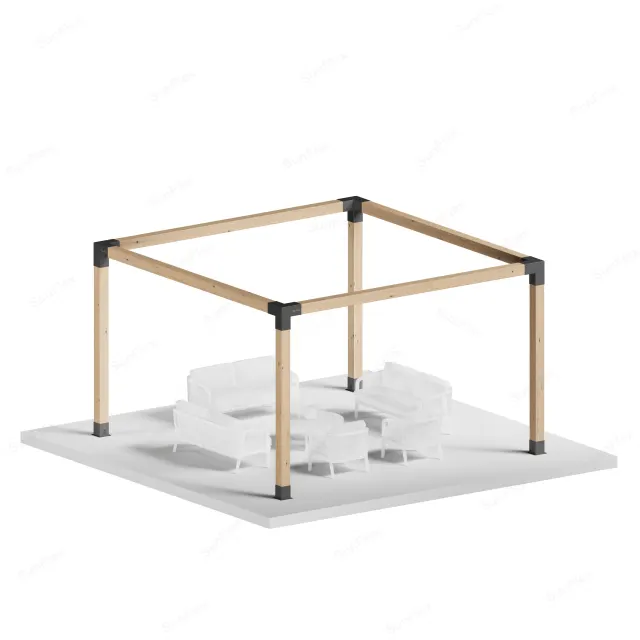 Sunflex Pergola Set Including Timber