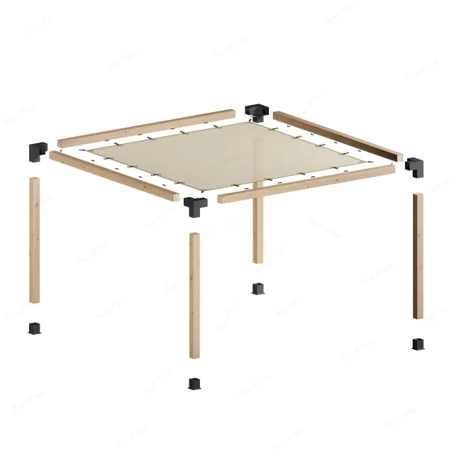 Sunflex Pergola Set Including Timber