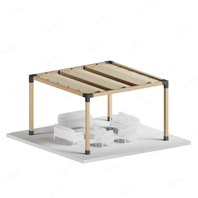 Sunflex Pergola Set Including Timber