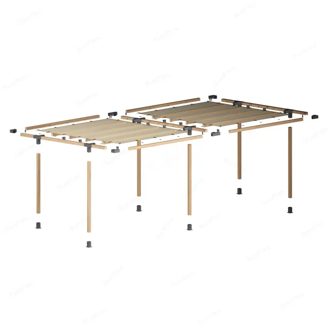 Pergola Set Including Wood