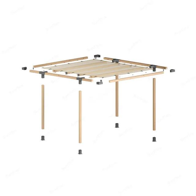 Pergola Set Including Wood