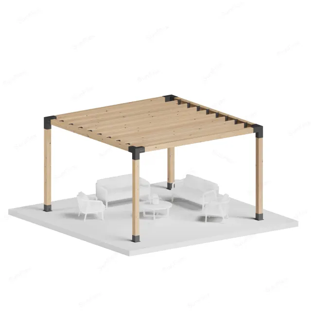 Sunflex Pergola Set Including Timber