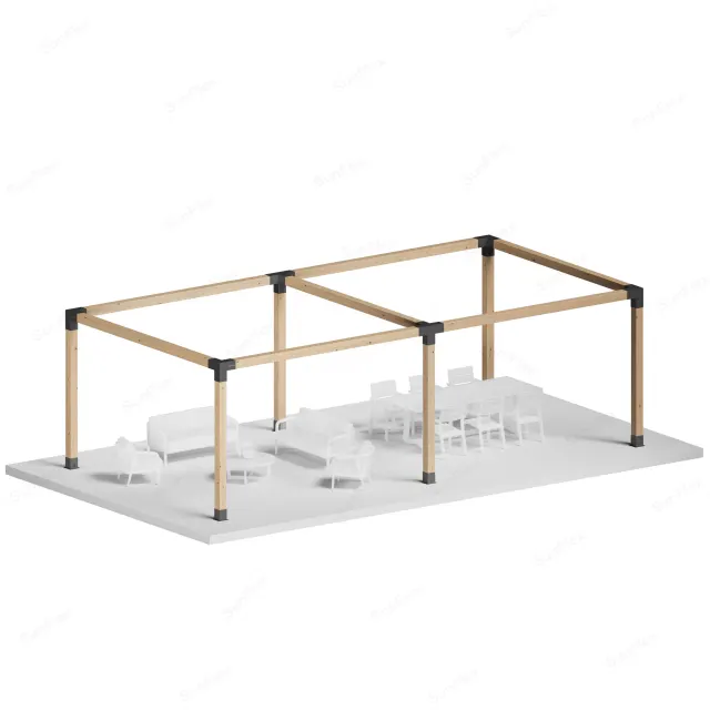 Sunflex Pergola Set Including Timber