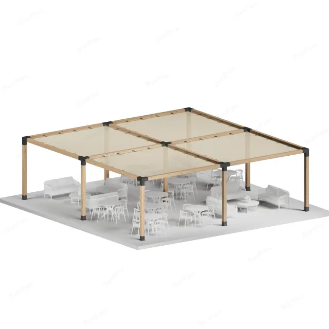 Sunflex Pergola Set Including Timber
