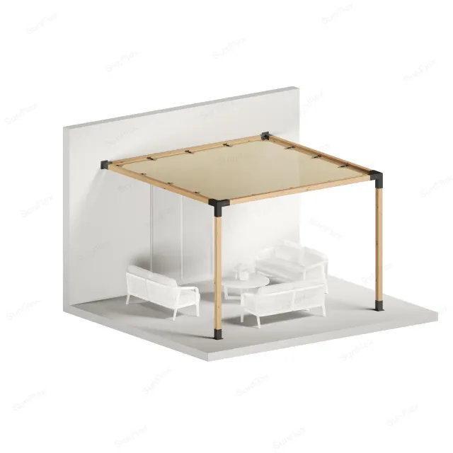 Sunflex Pergola Set Including Timber
