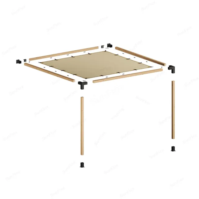 Sunflex Pergola Set Including Timber