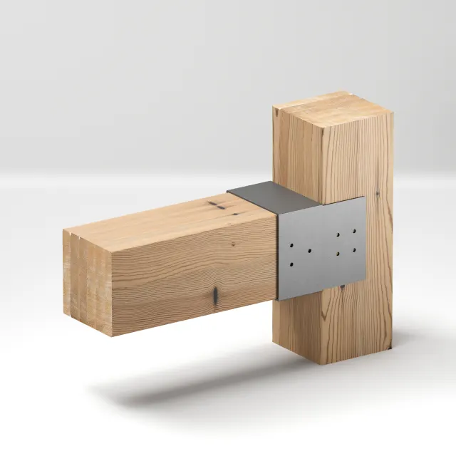 Intermediate Beam Connection (2 pieces) 14x14 cm Section