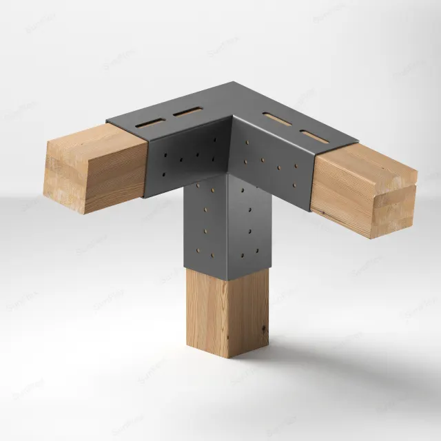 3 Arm Right Short Corner Connection