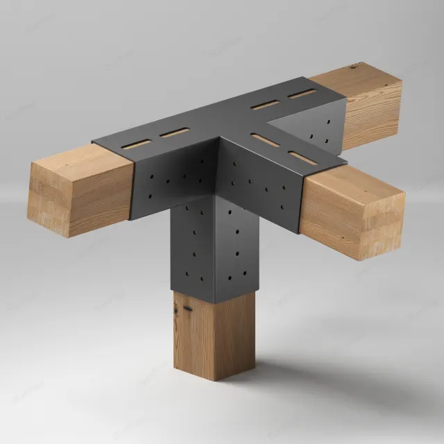 4-Arm Long Side Middle Connection