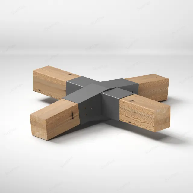 4-Arm Middle Ridge X Bracket