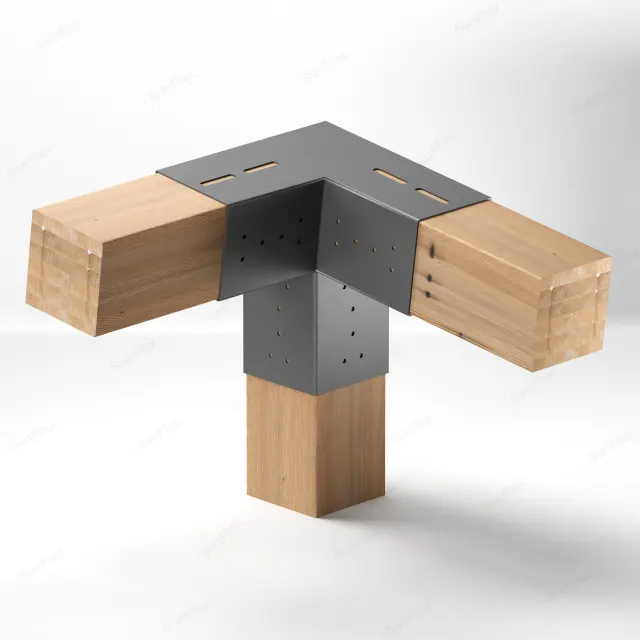 3 Arm Right Short Corner Connection
