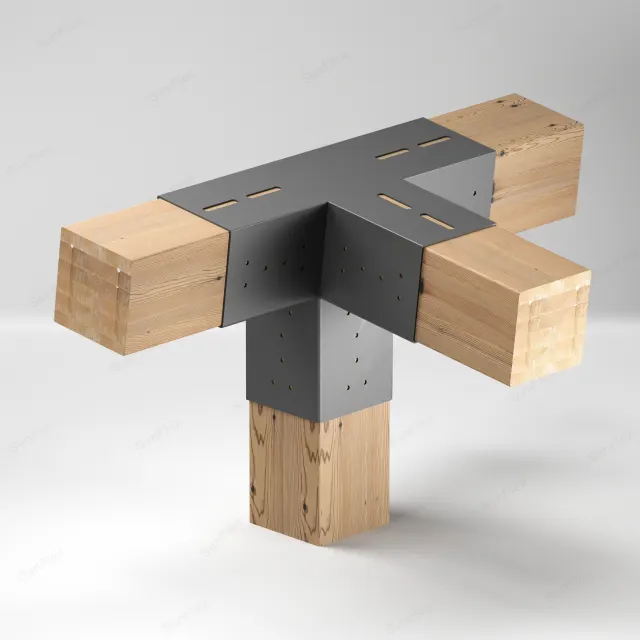 4-Arm Long Side Middle Connection