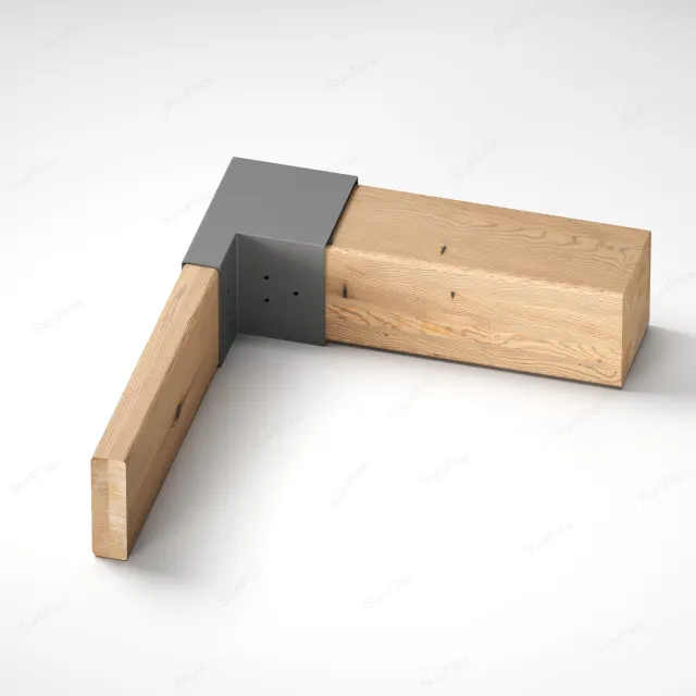 2 Arm Eaves Corner Connection 4x14-14x14 cm Section
