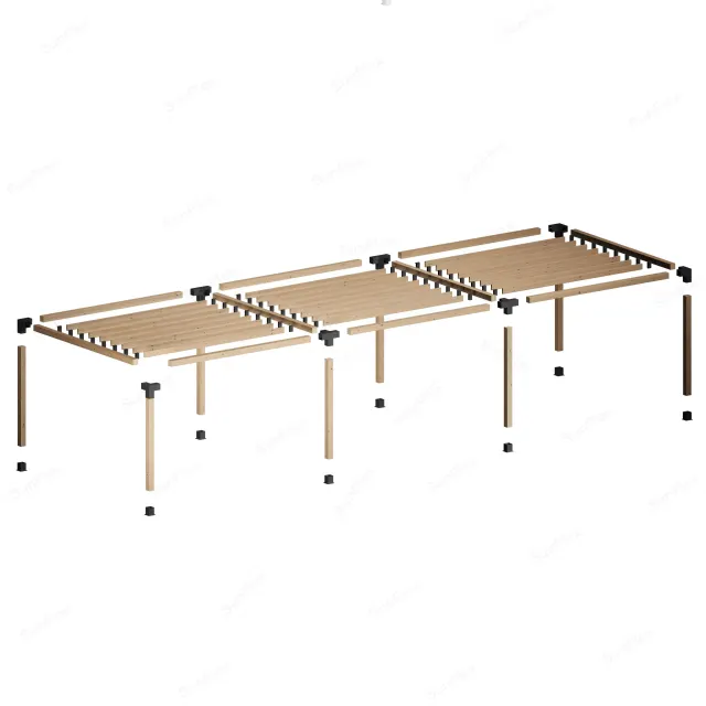 Sunflex Pergola Set Including Timber