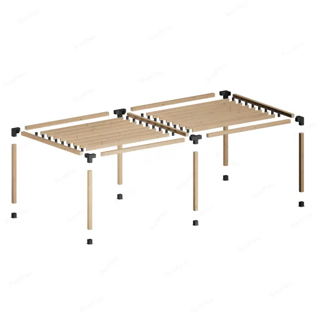 Sunflex Pergola Set Including Timber