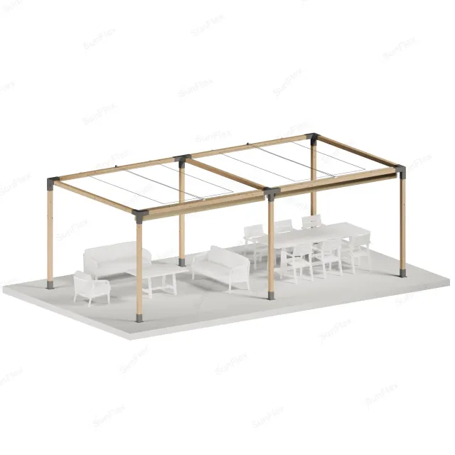 Pergola Set Including Wood