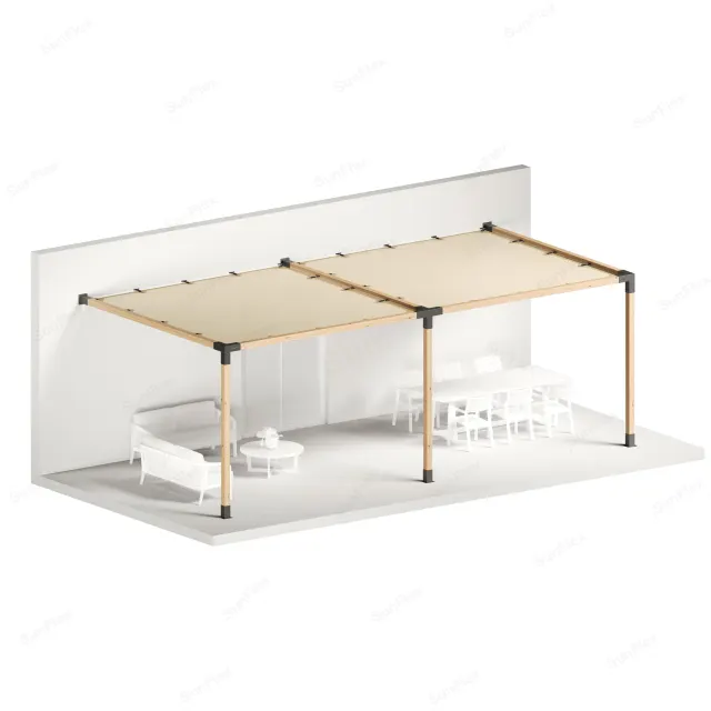 Pergola Set Including Wood