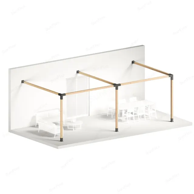 Pergola Set Including Wood