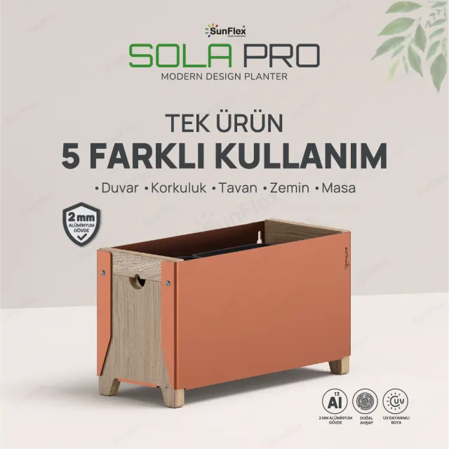 Sola Pro Planter - 35cm - Toprak